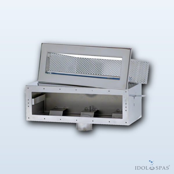 Edelstahl-Skimmer 600 mm für Folienbecken - Obrázek 2