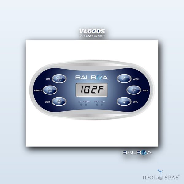 Balboa Ovládací panel VL600S - 54547-02 - Obrázek 2