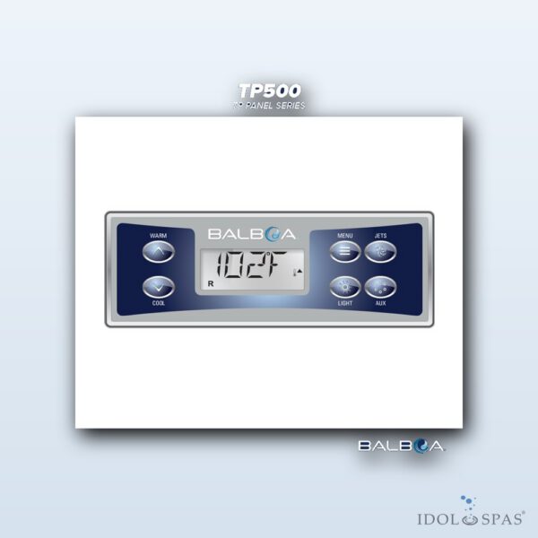 Balboa Ovládací panel TP500 J/AUX/LT - 57238-01 - Obrázek 2