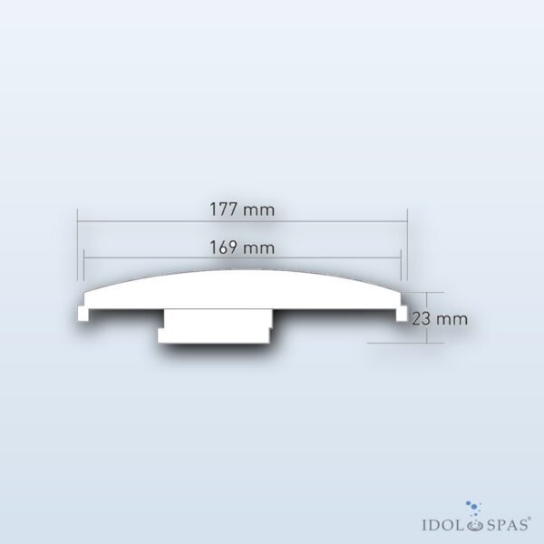 LED žárovka Flat RGB plochá 23 W – DMX - Obrázek 2