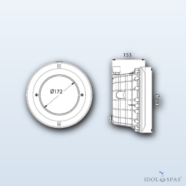 Světlo VA originál LED 16 W bílé, PAR56 – 853480LED17W - Obrázek 2