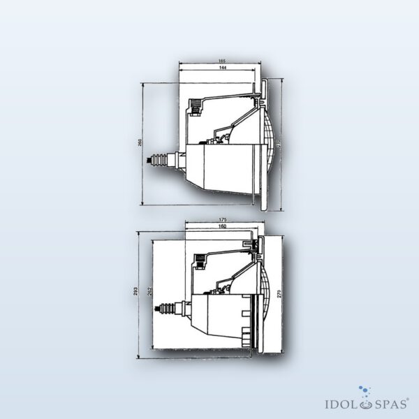 Design Leuchte 300 W, für Folie – 853481 - Obrázek 2