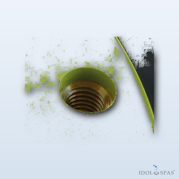 Pool wall conduit for light with brass inserts - Obrázek 2