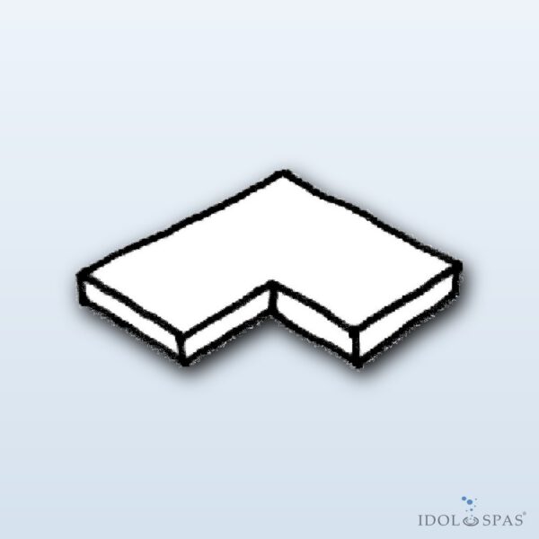 Sahara Paving sand – corner tile 90° Int., 1 pc - Obrázek 2