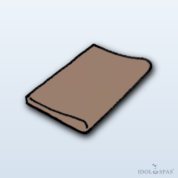 Louisiane tile – flat piece 600×250×35 mm, natural wood (994D0101) - Obrázek 2