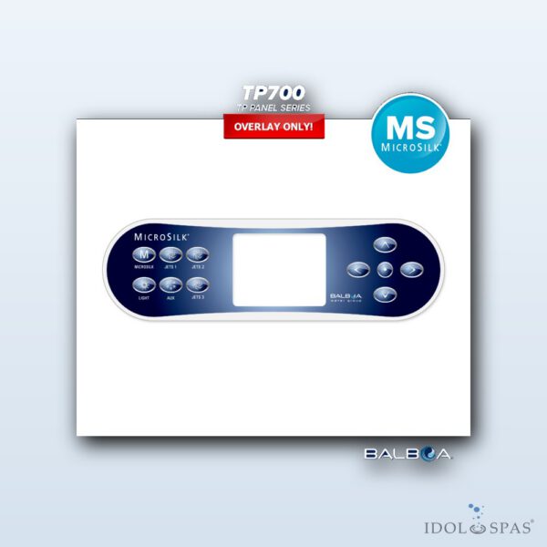 Balboa Bedienpanel TP700 Microsilk - Overlay/Aufkleber (17448) - Obrázek 2