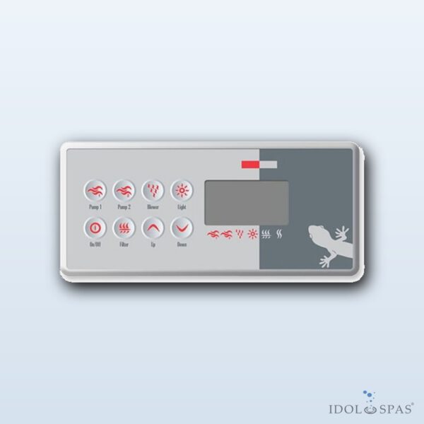 Gecko Ovládací panel TSC-8 / K-8 (8 tlačítek) (0200-007194) - Obrázek 2