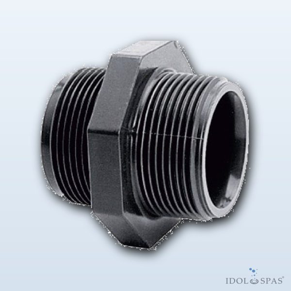 Dvojitý nipl PVC d1 1/2" - Obrázek 2