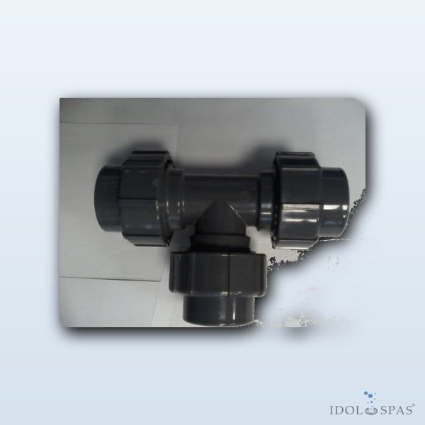 T-piece 90° PVC d63 flex/flex/flex - Obrázek 2