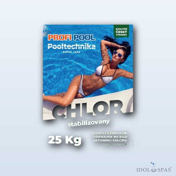 Profipool chlor tekutý stabilizovaný 25 kg - Obrázek 2