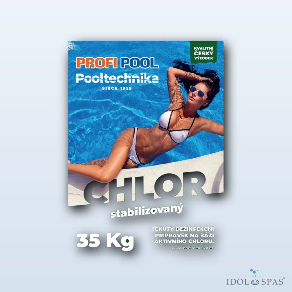 Profipool chlor tekutý stabilizovaný 35 kg - Obrázek 2