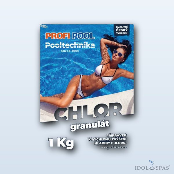 Rychlorozpustný chlor granulát Profipool 1 kg - Obrázek 2