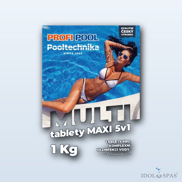 Multitablety 5v1 Maxi Profipool – balení 1 kg (5 ks × 200 g) - Obrázek 2