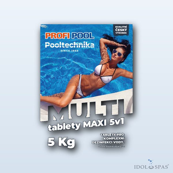 Multitablety 5v1 Maxi Profipool – balení 5 kg (25 ks × 200 g) - Obrázek 2