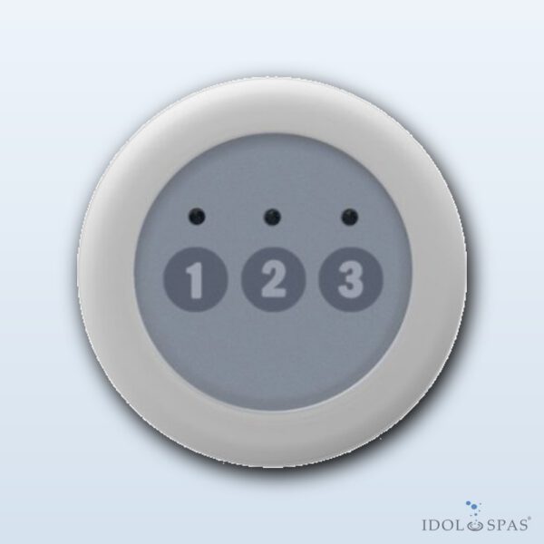 Balboa HydroAir ovládací panel - 3 funkce, 64 mm, 3× ON/OFF - 23-3619 - Obrázek 2