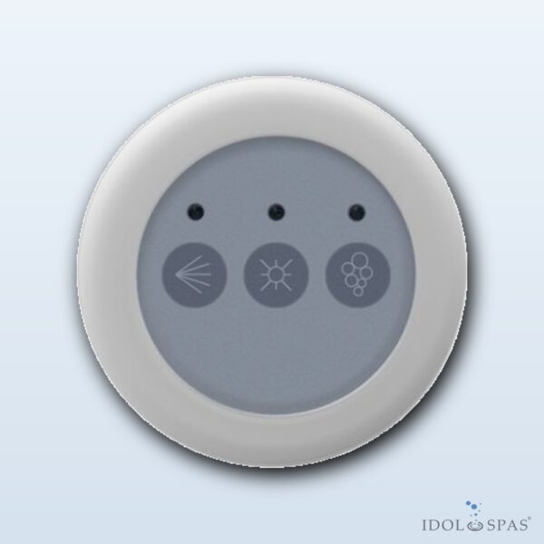Balboa HydroAir ovládací panel - 3 funkce, 64 mm, Pump + Blower + Light - 23-3149 - Obrázek 2