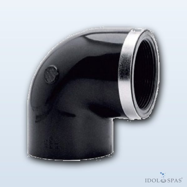 Verstärkter Winkel 90° mit Innengewinde d25 × 3/4" - Obrázek 2