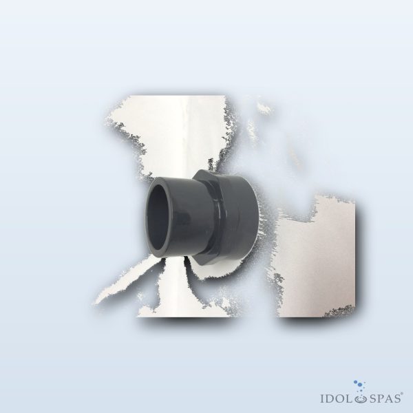Redukce PVC d50/63 × 2" – vnitřní závit - Obrázek 2