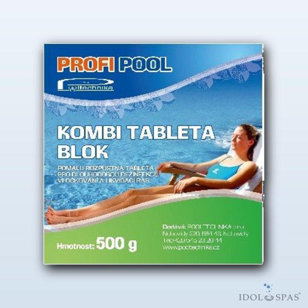 Kombinované chlorové tablety BLOK 500 g - Obrázek 2