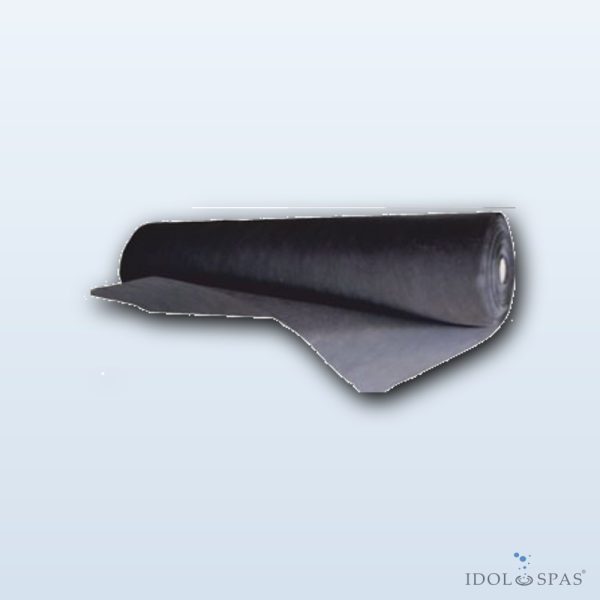 Geotextil 300 g/m² mit Antischimmel-Behandlung, schwarz, eingebrannt (Pack. 100 m²) - Obrázek 2