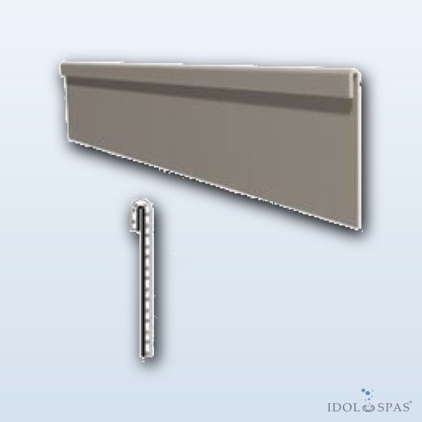 Stěnová lišta rovná s pertlem 60 mm × 2 m (cena za 1 ks) - Obrázek 2