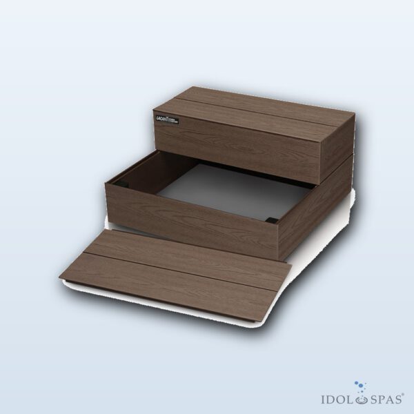 Canadian Spa International Schodiště Lacan MINI – American Walnut S01 (29890-S01) - Obrázek 2