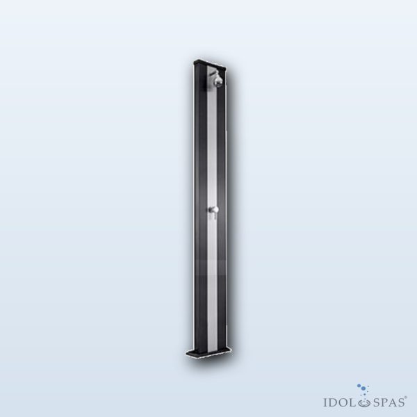 SPRING S Solar Shower anthracite with mirror strip – 30 l, without foot rinse - Obrázek 2