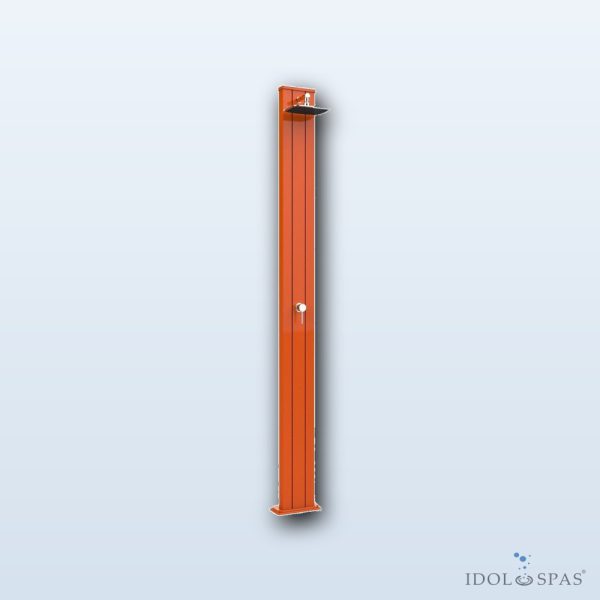 SPRING S Solar Shower orange – 30 l, without foot rinse - Obrázek 2
