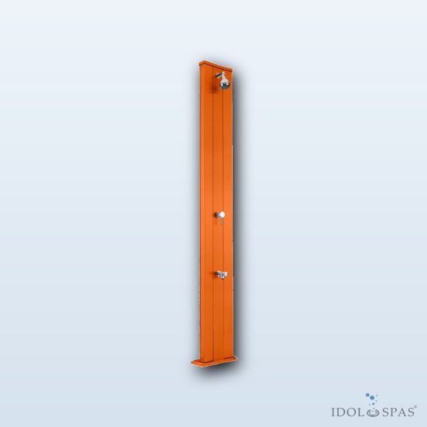 DADA S solar shower, orange, with foot rinse - Obrázek 2