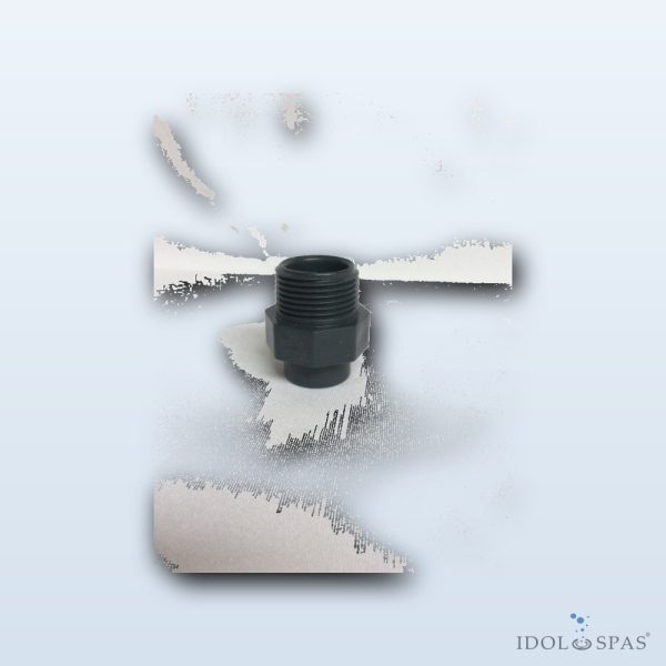 Adapter Nipple with Thread M/F 1/2" × 3/8" - Obrázek 2