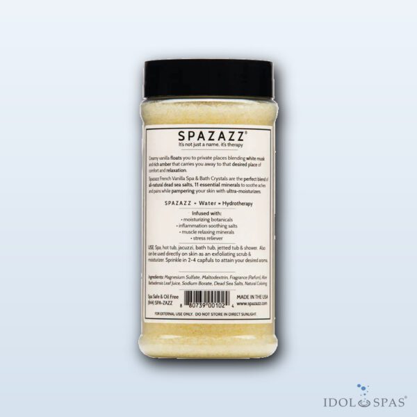Spazazz Crystals French Vanilla aroma vůně do vířivky (482 g) - Obrázek 2