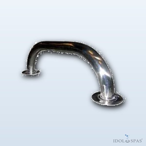 Handrail with Flanges, Stainless Steel AISI 316 – 2.5 m Length - Obrázek 2