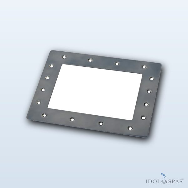 Duplex Flange for Skimmers 11309, 11310 and 17109 – stainless steel - Obrázek 2