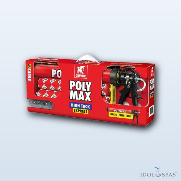 POLY MAX HIGH TACK EXPRESS Profi-Set 6 Stück inkl. Pistole - Obrázek 2