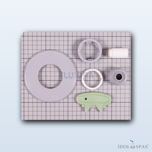 Spare Parts Set for Jet 330CL129 – Ring, Cap, Ball, Wrench (Grey) - Obrázek 2