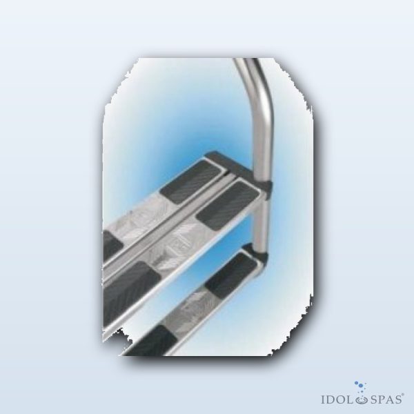 Double Stainless Steel Safety Step, Width 500 mm - Obrázek 2