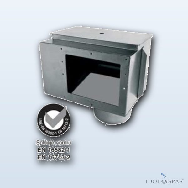 Stainless Steel Skimmer A100 2 AISI 316 (without Seal and Frame) - Obrázek 2
