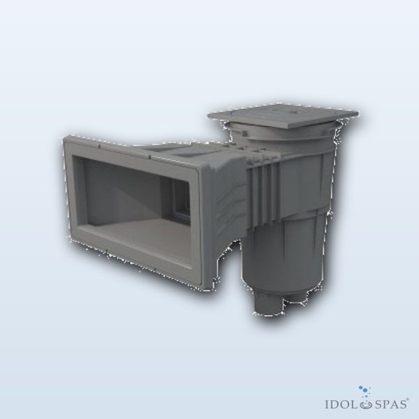 Plastic Skimmer 17.5 l – Grey (RAL 7004) - Obrázek 2