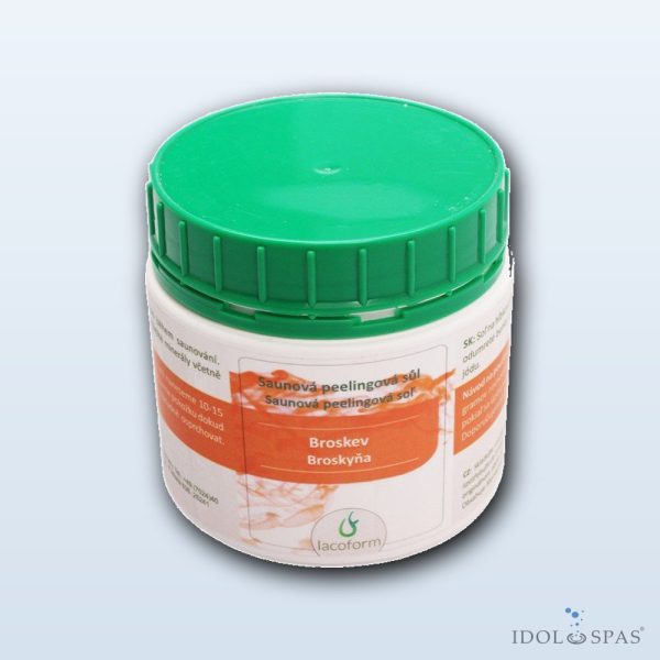 Exfoliating Salt 500 g – Peach - Obrázek 2