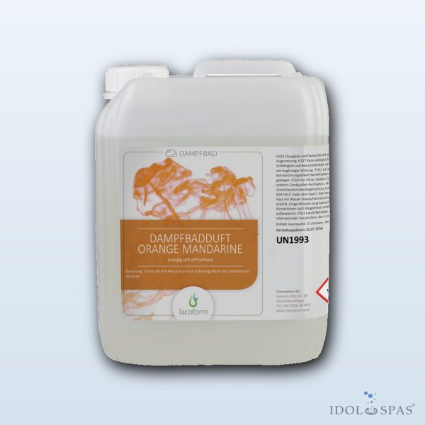 Dampfbadessenz 5 l – Orange und Mandarine - Obrázek 2