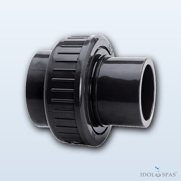 Union L/L d50/d50-40 socket PN16 PVC - Obrázek 2