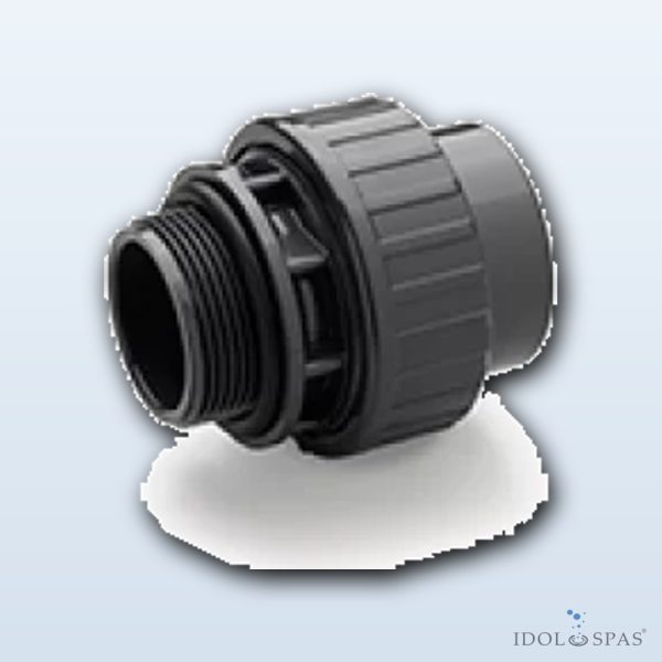 Union Glue/External d63 – 2" PN10 PVC CLV - Obrázek 2