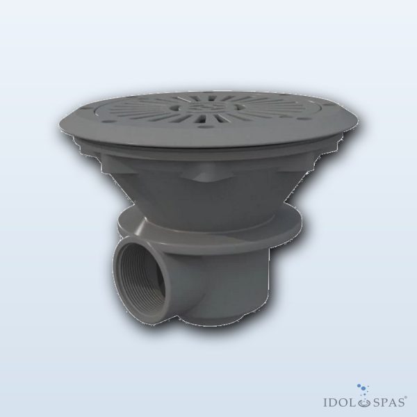 Round Floor Drain 210 mm – Grey RAL7004 - Obrázek 2