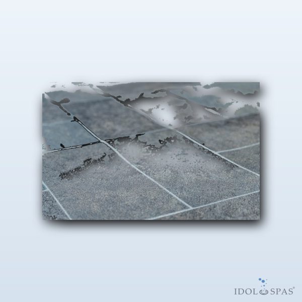 Poolfolie ELBE UNIQUE Tile Dolomite Grey, Breite 1,65 m - Obrázek 2