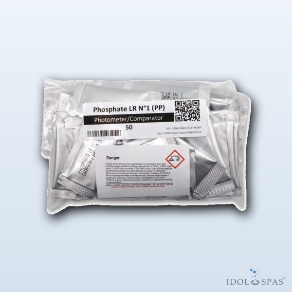 PoolLab Reagent – Phosphate LR 1 (PP) for Phosphate Measurement, 50 Sachets - Obrázek 2