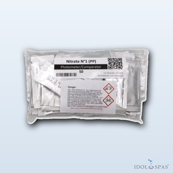 PoolLab Reagent – Nitrate 1 (PP) for Nitrate Measurement, 50 Sachets - Obrázek 2