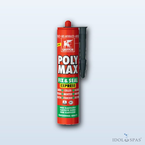 POLY MAX FIXaSEAL EXPRESS – Assembly Adhesive and Sealant in One, Clear, 290 ml - Obrázek 2