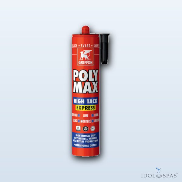 POLY MAX HT EXPRESS – Assembly Adhesive with Extreme Initial Strength, Black, 435 g - Obrázek 2