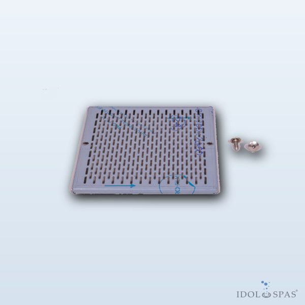 Stainless steel inlet grille 252x252 - Obrázek 2