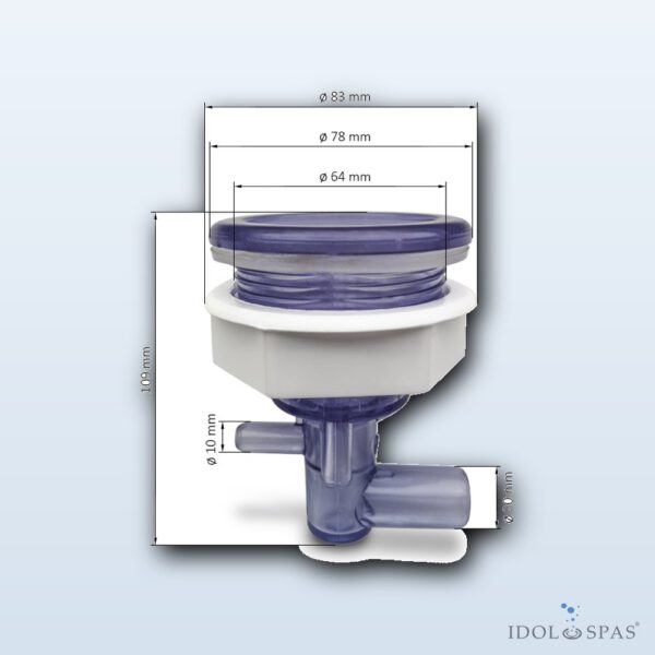 Waterway 3D Düsenkörper 3,5" (91 mm) 228-0438 - Obrázek 2